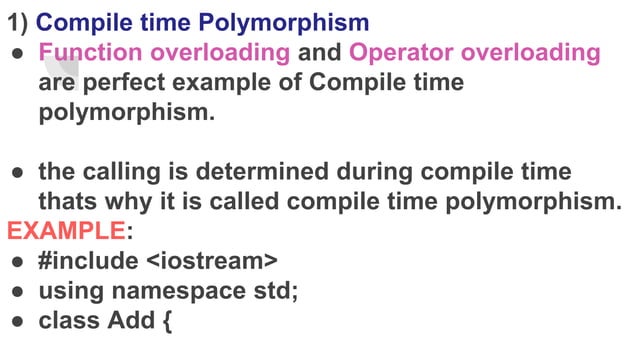Polymorphism in c++ | PPTX