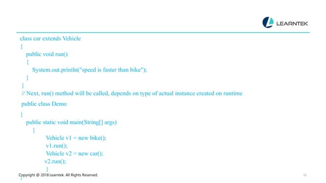 Polymorphism in java | PPT
