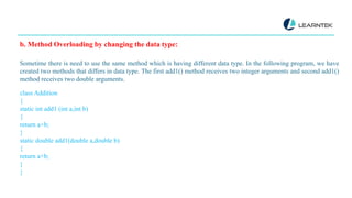 Polymorphism in java | PPTX