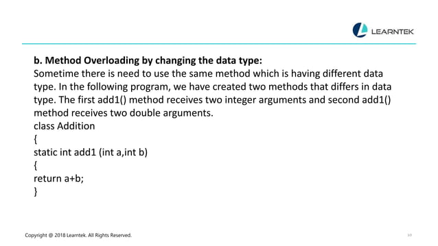 Polymorphism in java | PPTX
