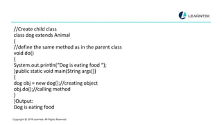 Polymorphism in java | PPTX
