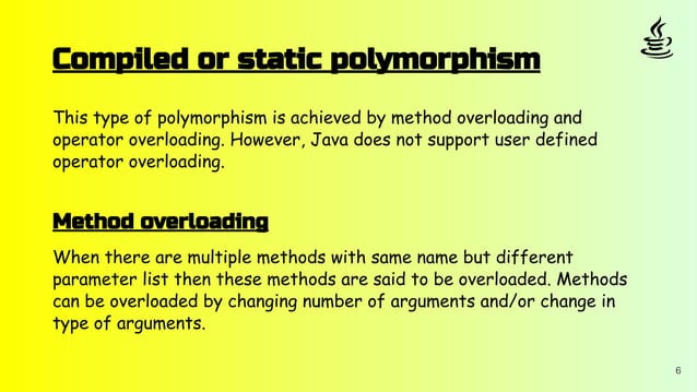 Polymorphism in Java by Animesh Sarkar | PPT