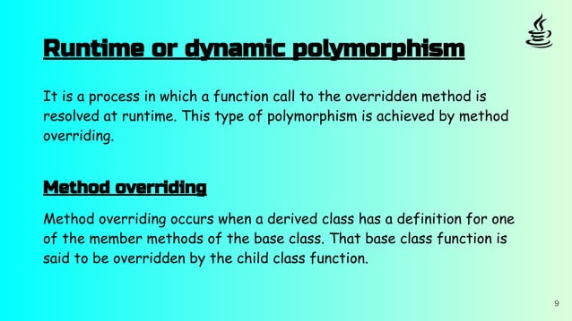Polymorphism in Java by Animesh Sarkar | PPT