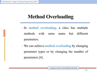 Polymorphism in oop | PDF | Programming Languages | Computing
