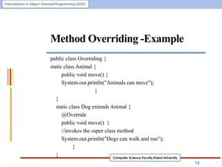 Polymorphism in oop