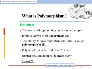 Polymorphism in oop | PPT