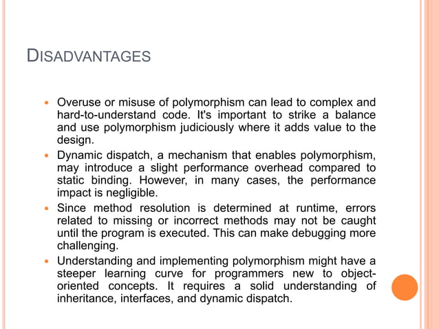 Polymorphism in Python | PPTX