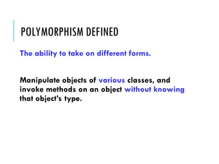polymorphism in python - oop concept.ppt