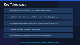 Comprehensive Guide to Polymorphism in Object-Oriented Programming with ...