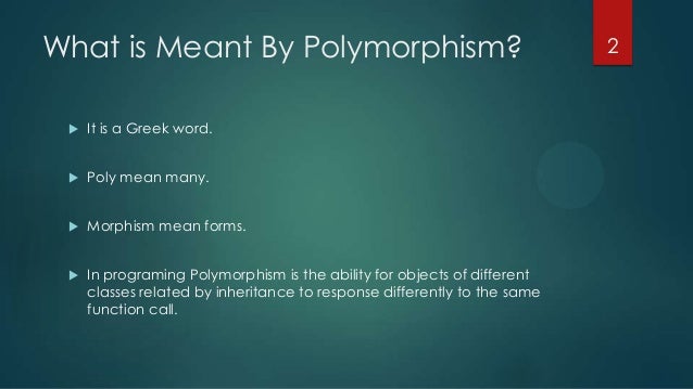 polymorphism