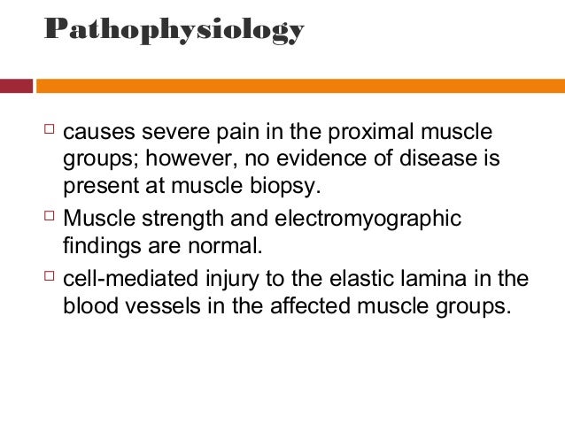 Polymyalgia rheumatica