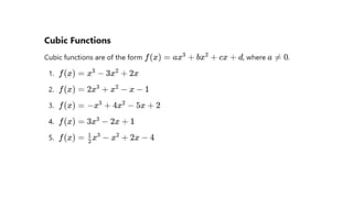 Basic Polynomials and and basic calculus 1