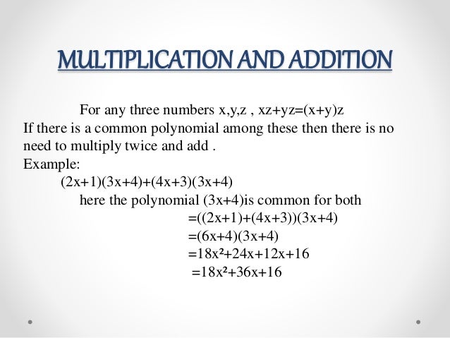 Polynomial -ppt