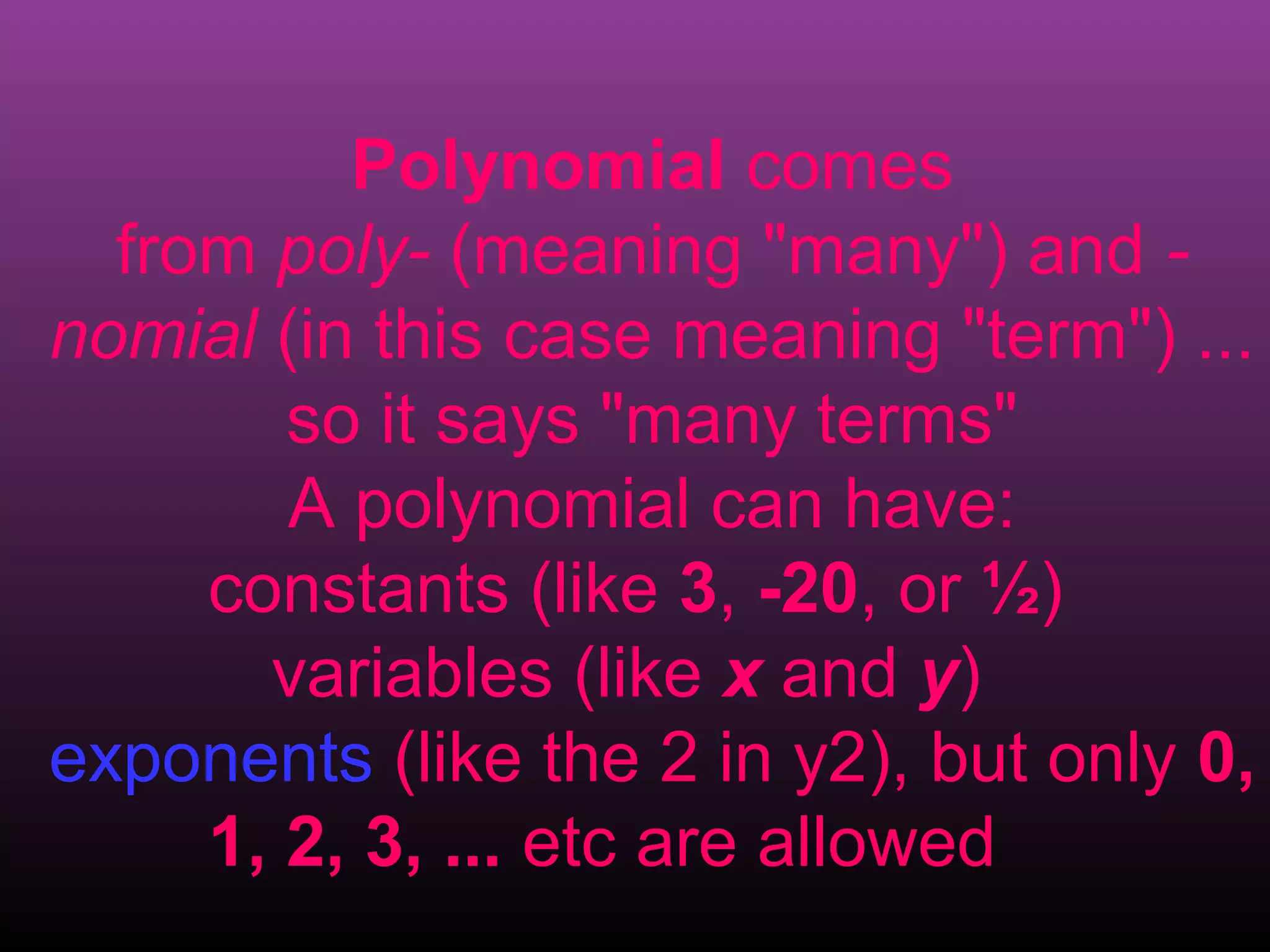 polynomial-ppt