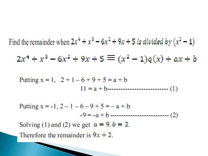 Polynomial Equations Polynomial Equations