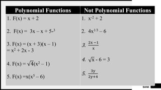 Polynomial function | PPT