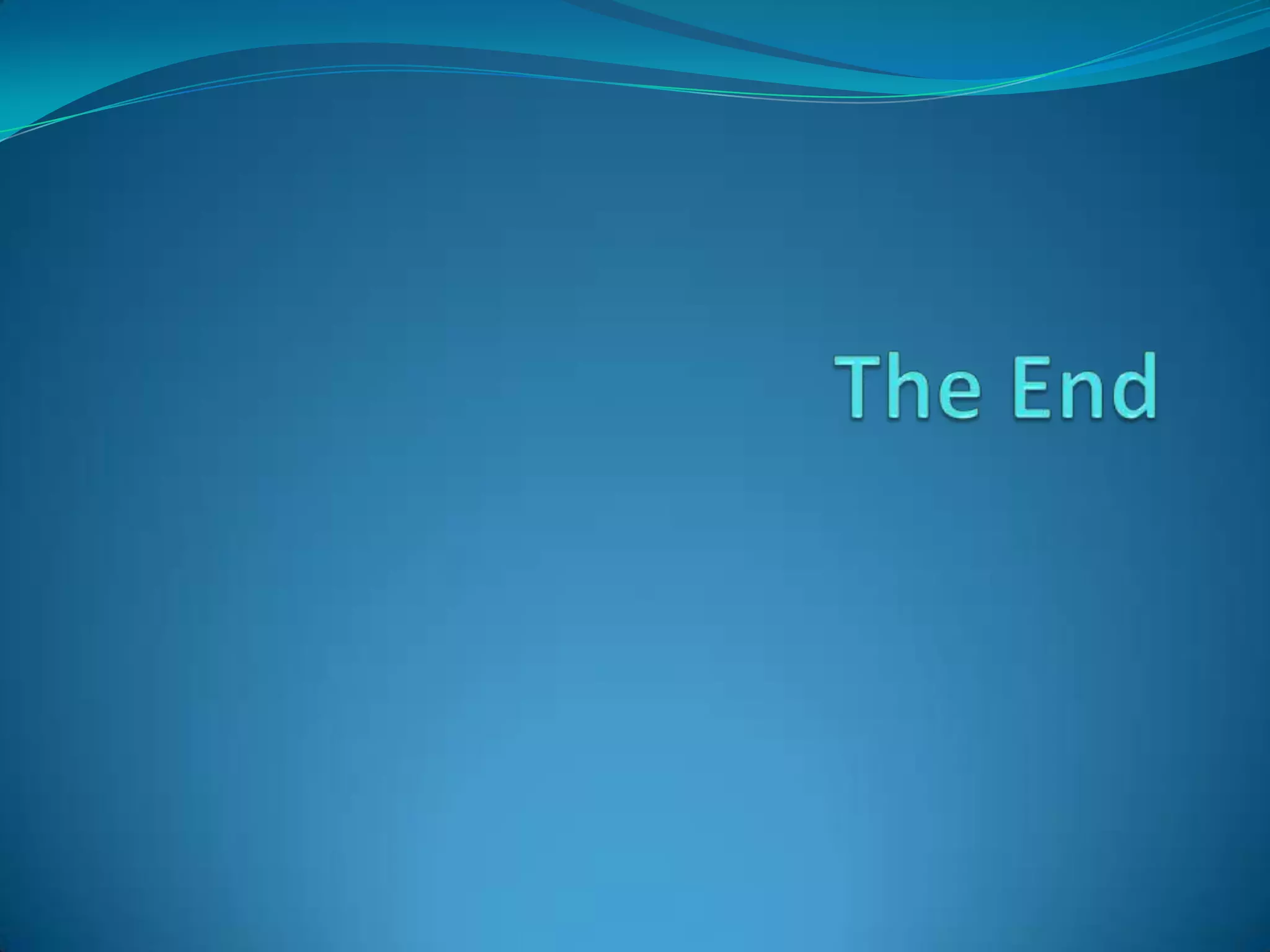 The End