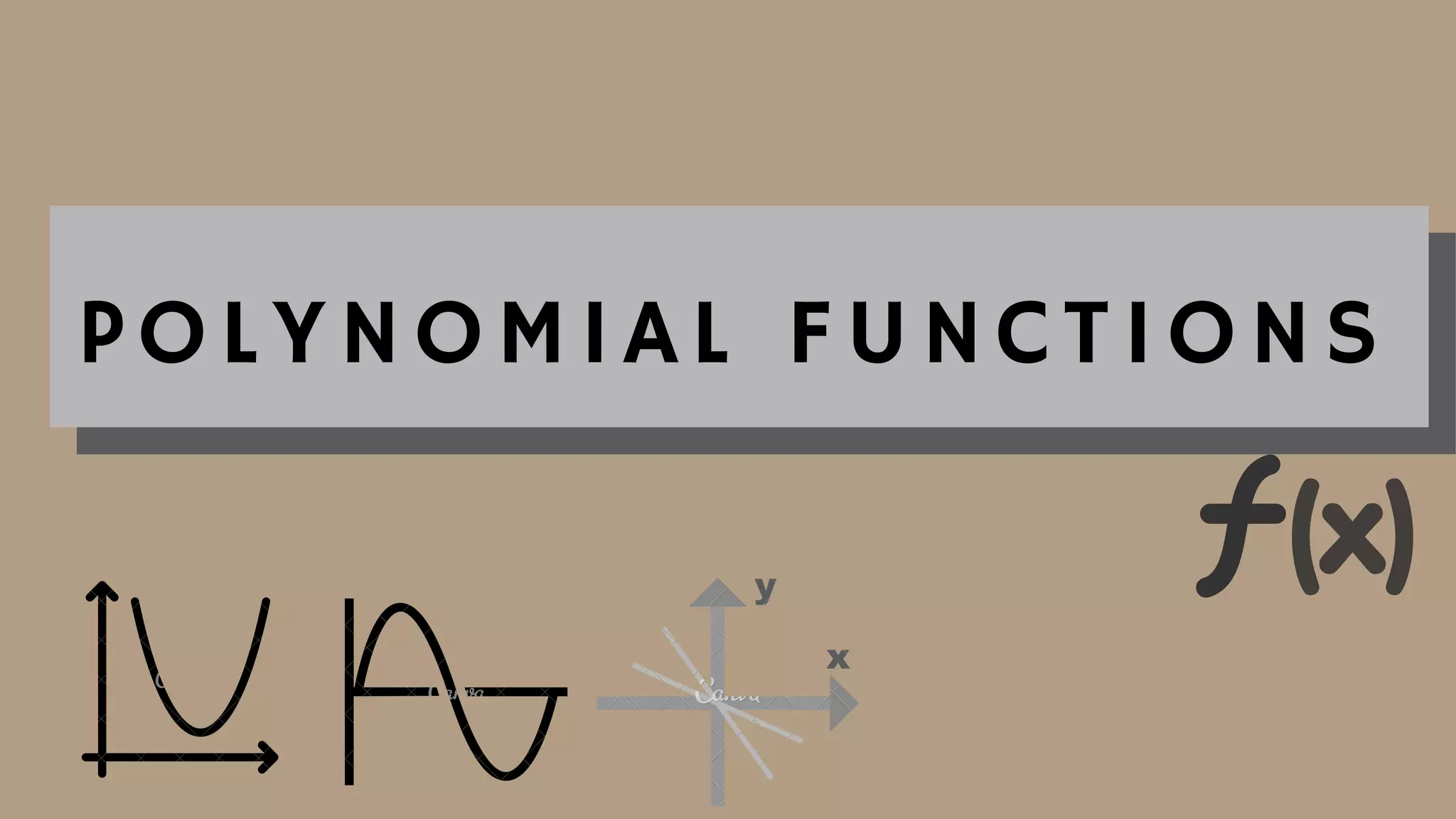 POLYNOMIAL FUNCTIONS