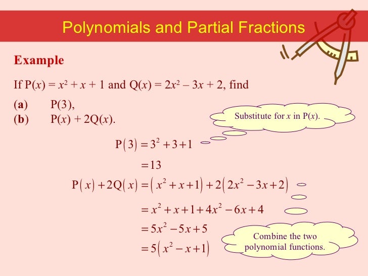 Polynomial identities division