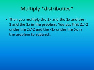 Polynomial long division | PPTX