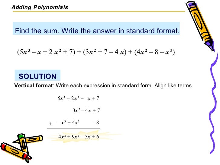 Polynomials