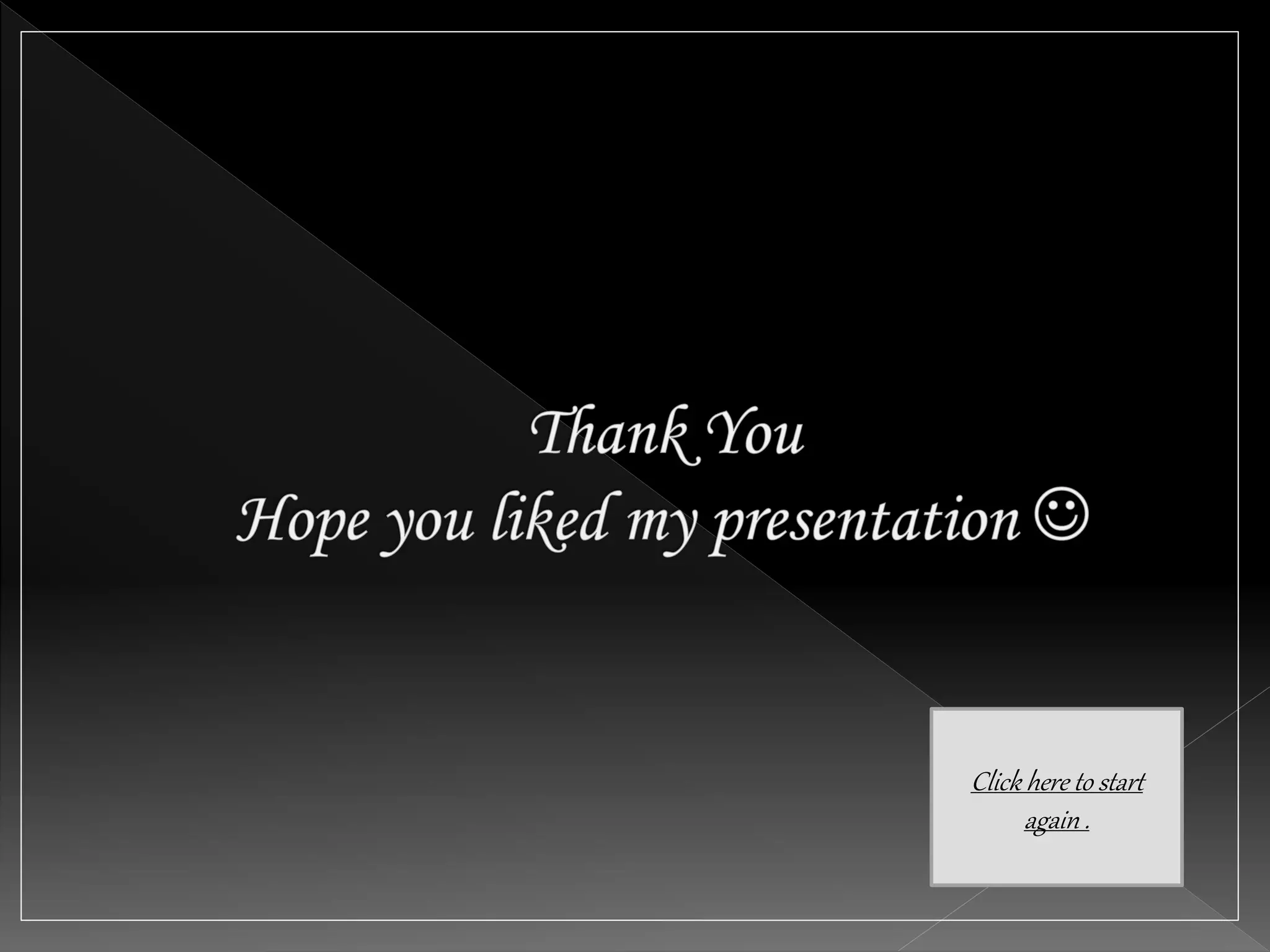 Click here to start
again .
 