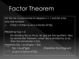 Polynomials