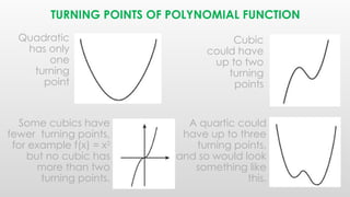 Turning Point Functions POLYNOMIALS and different types of polynomial.pptx