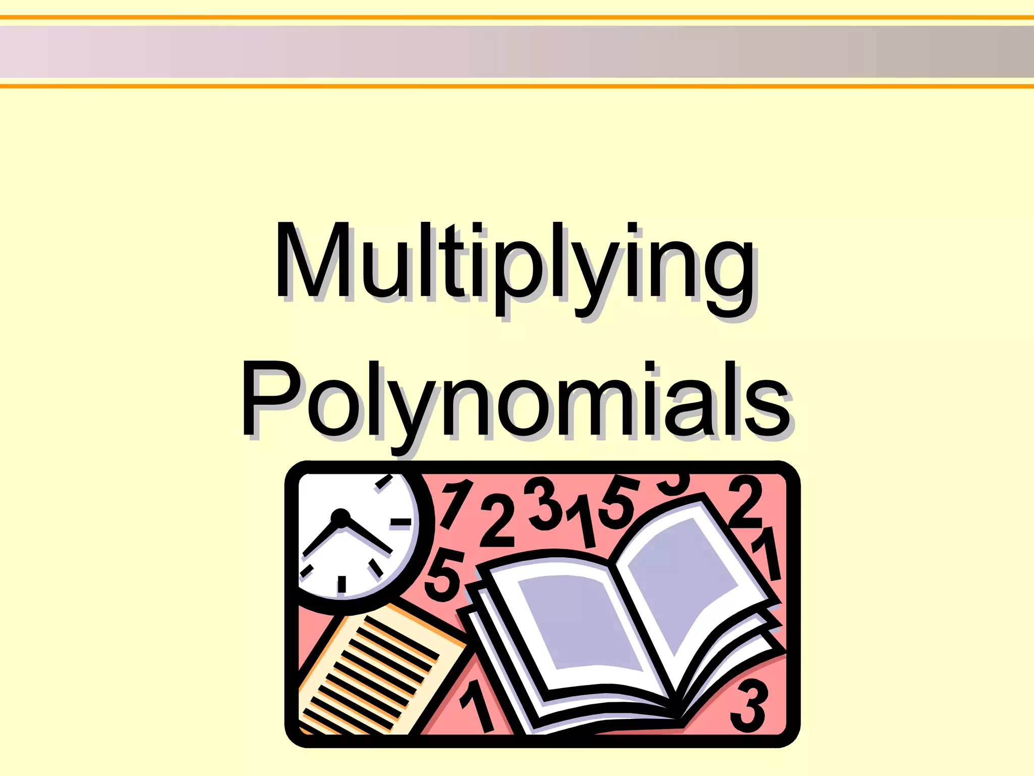 Operations on polynomials ppt