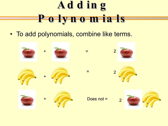 Operations on Polynomials | PPT