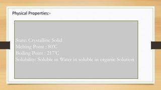 Naphthalene and its chemical reaction ppt | PPTX