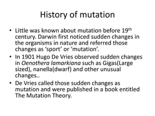 Mutation and Polyploidy | PPTX