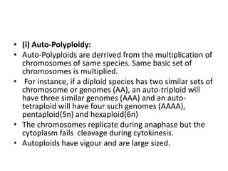 Mutation and Polyploidy | PPTX