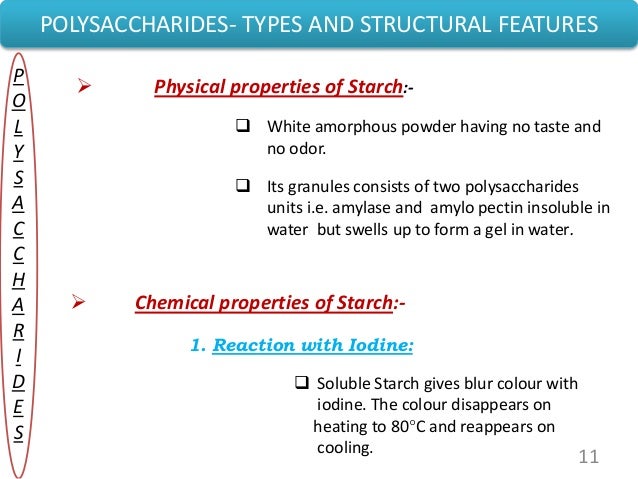 Physical Properties Of Starch Physical Properties Of Starch