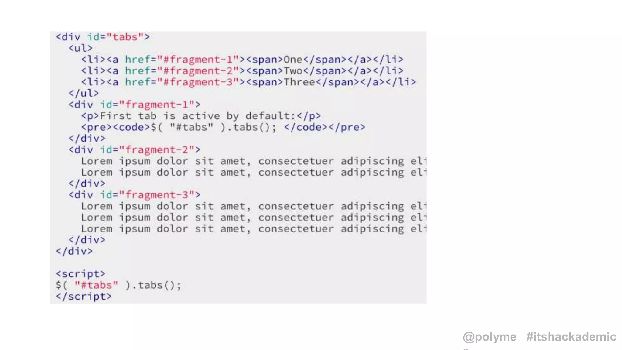 @polyme #itshackademic
 