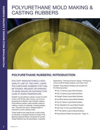 Adding Fillers to Polyurethane Casting Resin - Polytek Development Corp.