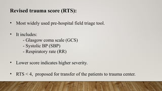 Revised Trauma Score Rts polytrauma notes for reference and test .pptx