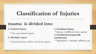 Polytrauma presentation.multiple injuries | PPTX