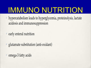 IMMUNO NUTRITION 
 