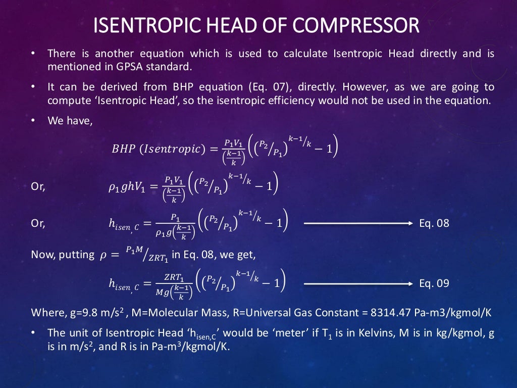 Presentation on Calculation of Polytropic and Isentropic Efficiency o…