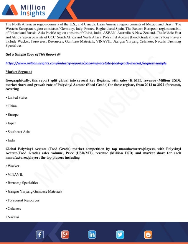 Polyvinyl Acetate (Food Grade) Market Size, Manufacturing Cost Analysis