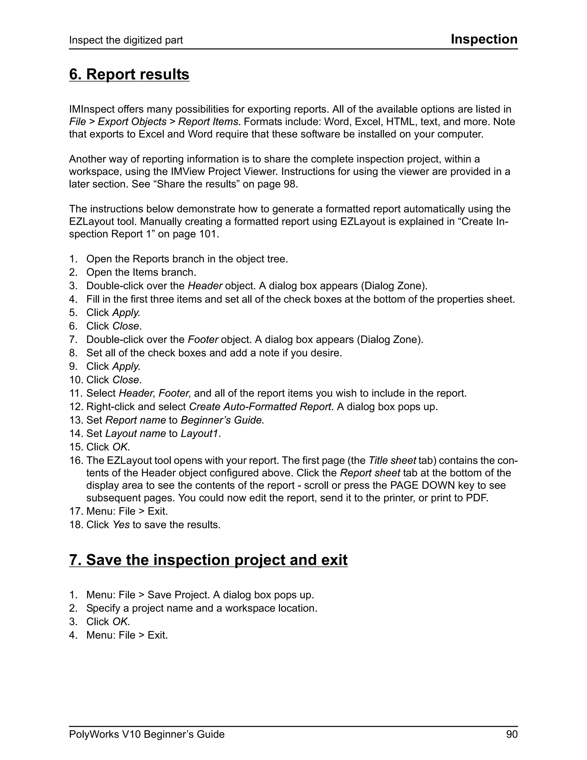 Polyworks beginners guide | PDF