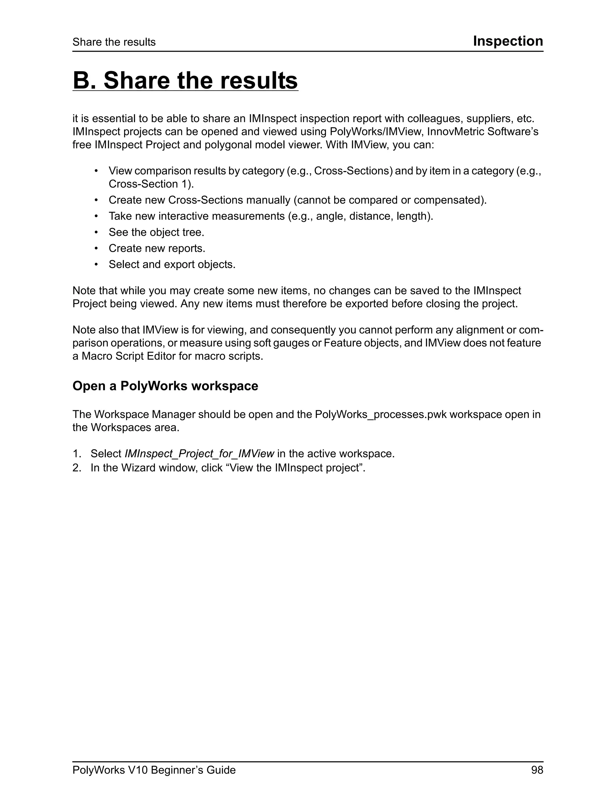 Polyworks beginners guide | PDF