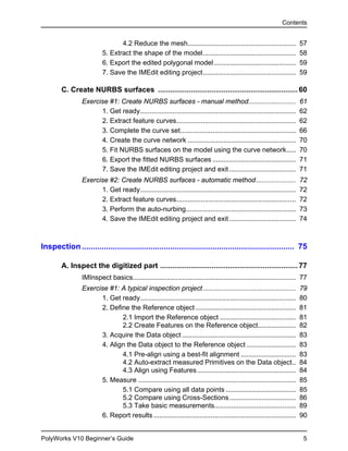 Polyworks Feature Annotation Note Column Polyworks beginners guide | PDF