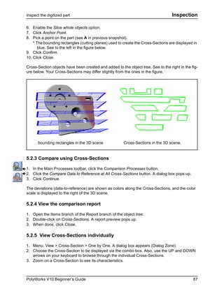 Polyworks Feature Annotation Note Column Polyworks beginners guide | PDF