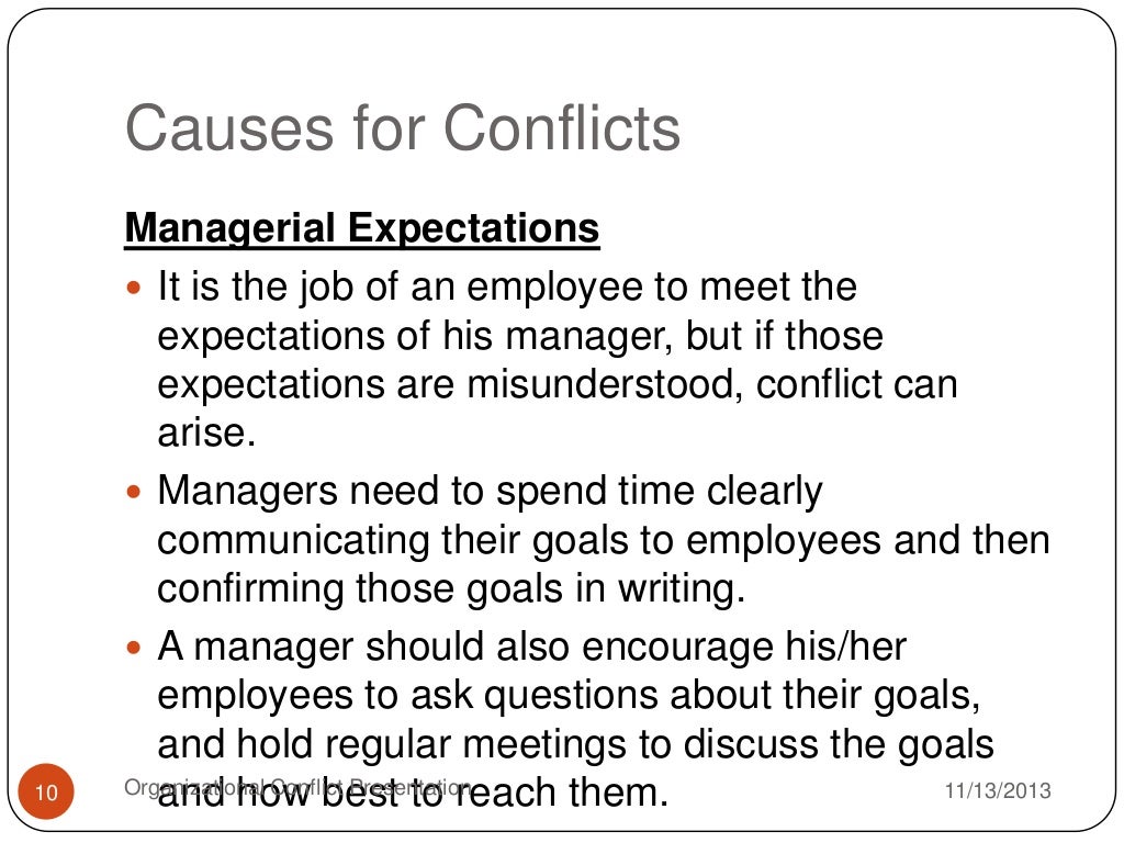 Organizational Conflict