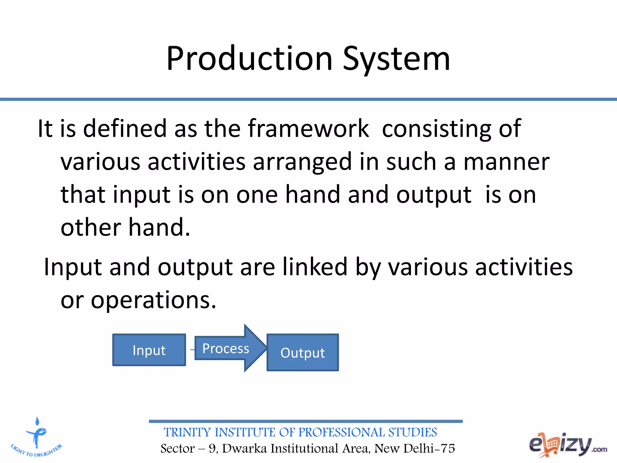 Production Operations Management Production System Pptx