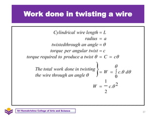 Twisting In Science Example Physics - Properties of Matter - Basics | PPTX