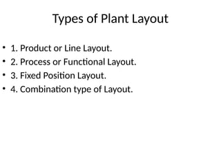 PRODUCTION PLANNING AND FACILITIES DEVELOPMENT AN INTEGRAL PART OF ...