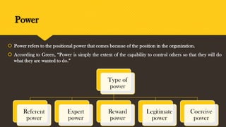 Power and leadership | PPTX
